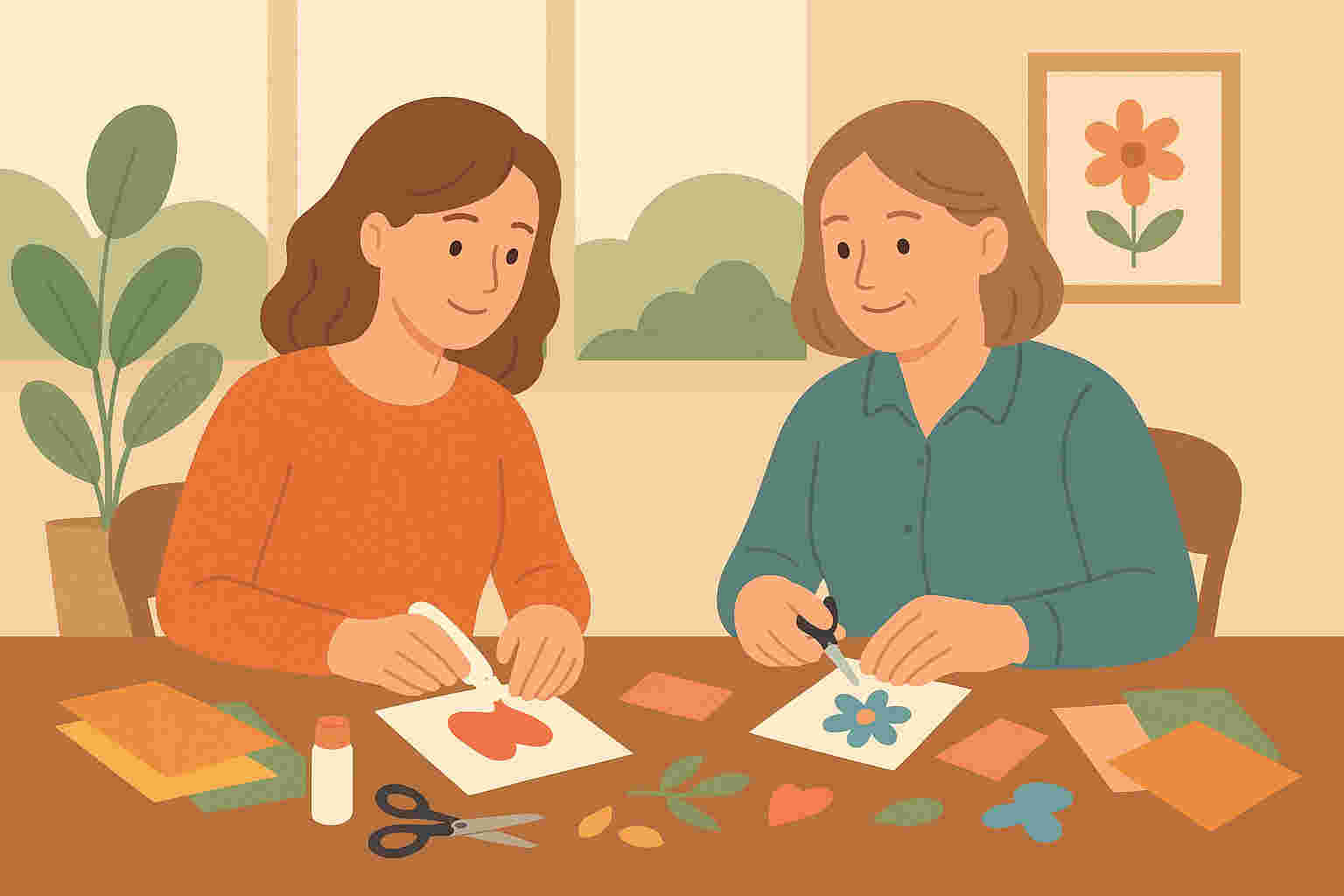 Gezellige knutselmaatje gezocht