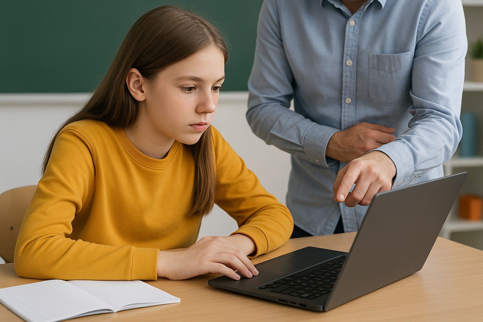 Help een leerling stap voor stap handiger worden met haar laptop