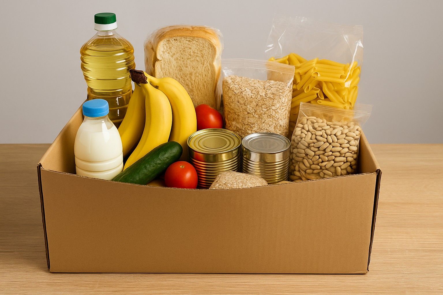 Spoed! Wie helpt mevrouw met haar wekelijkse voedselpakket?