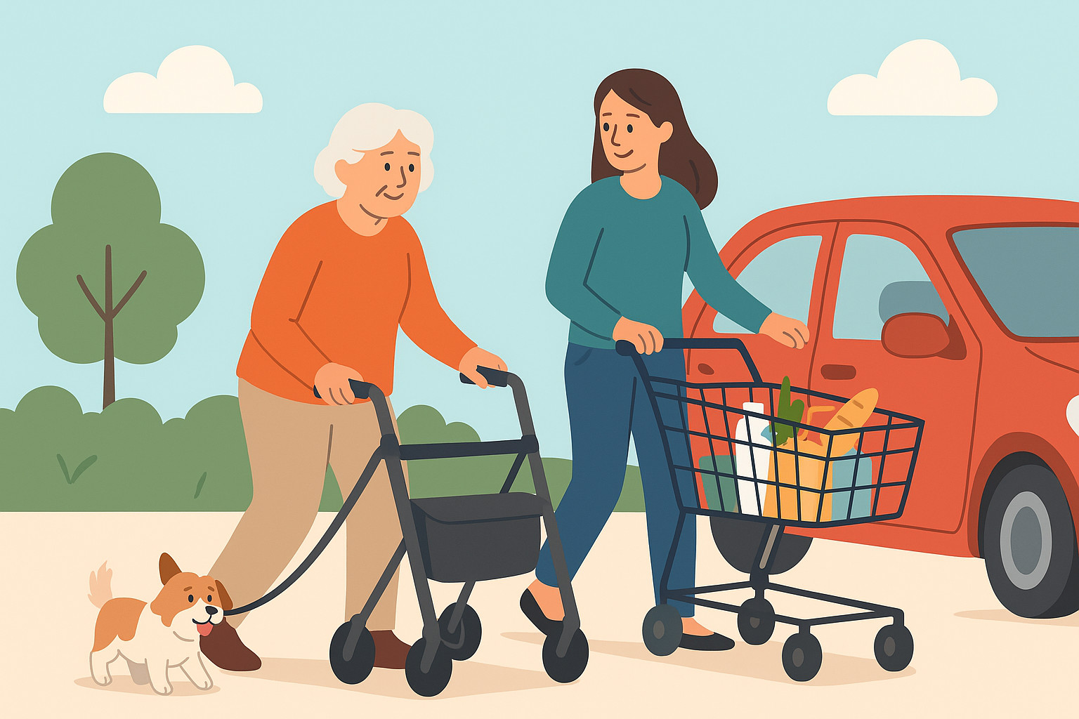 Een boodschapje, een ritje, een maatje