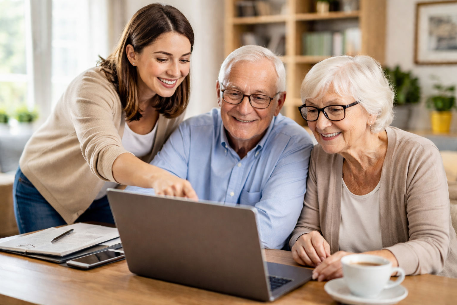 Help een vriendelijk echtpaar op weg met de website van Woonmatch 