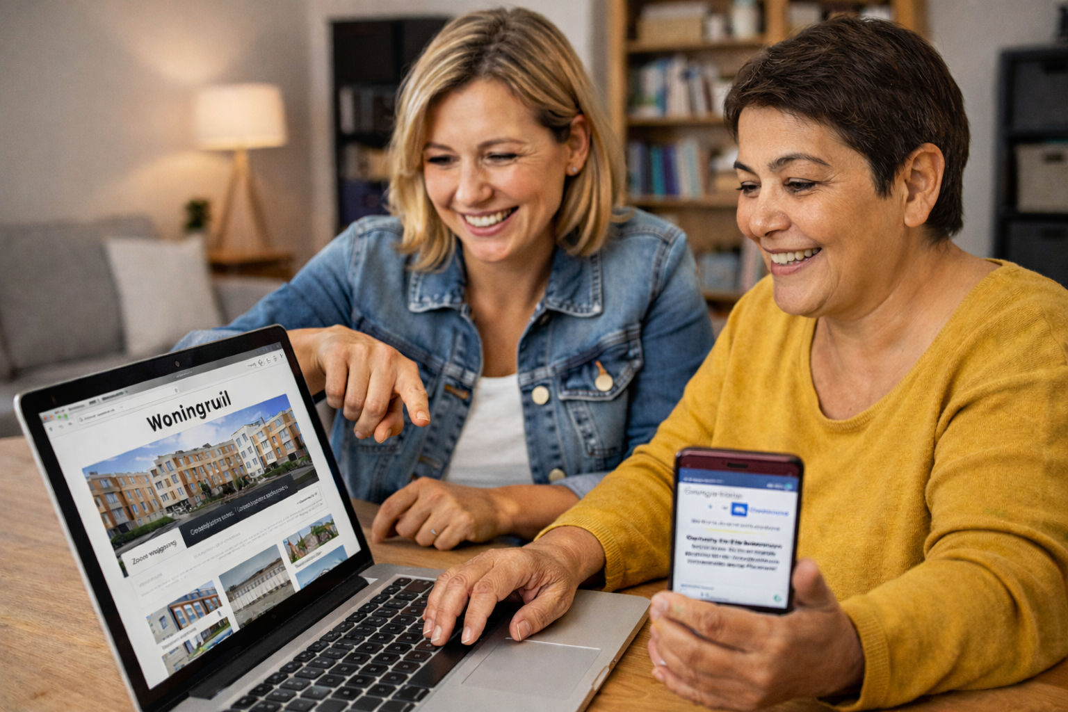 Help mevrouw haar nieuwe woning vinden via woningruil!