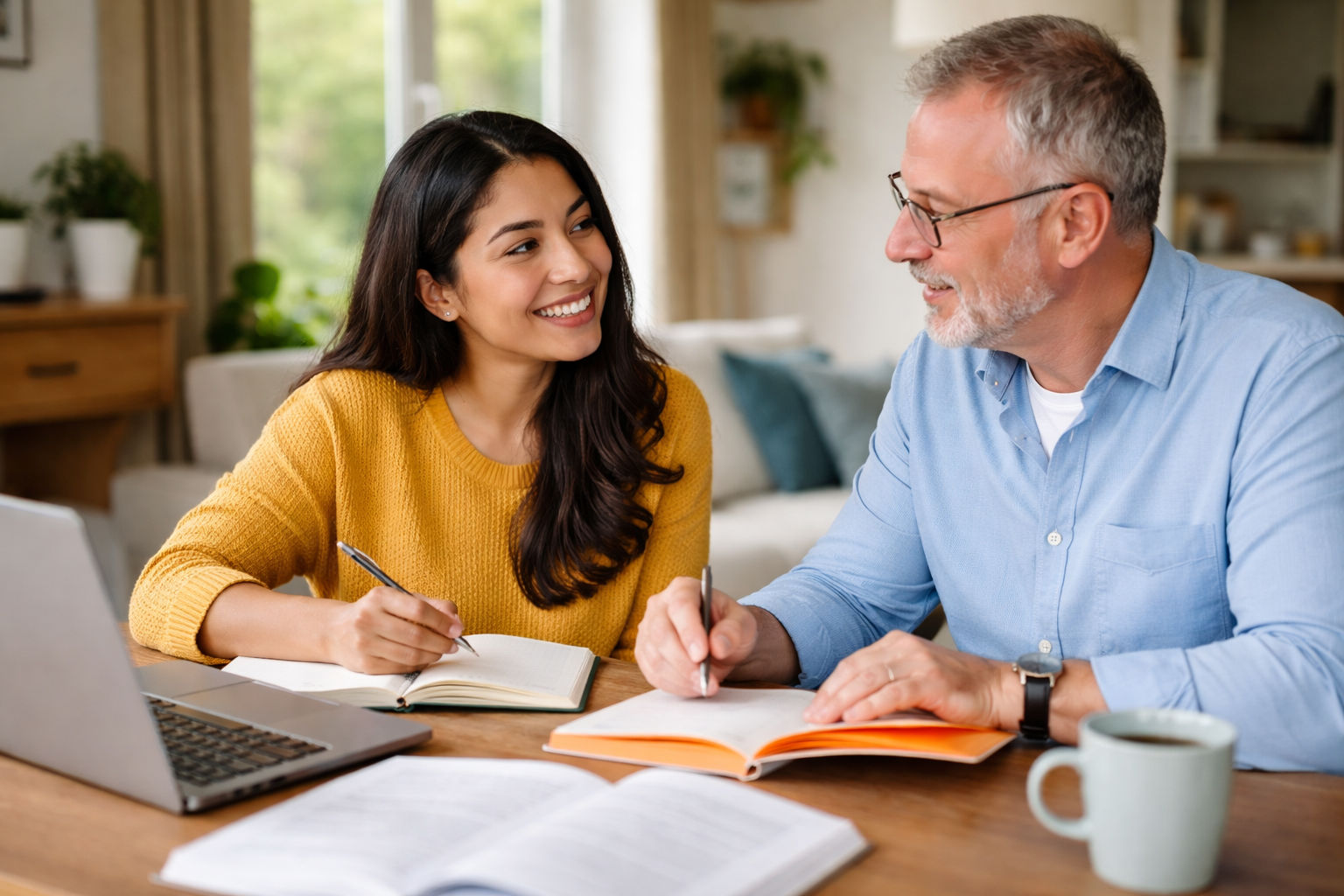 Help mevrouw met voorbereiden voor haar inburgeringslessen