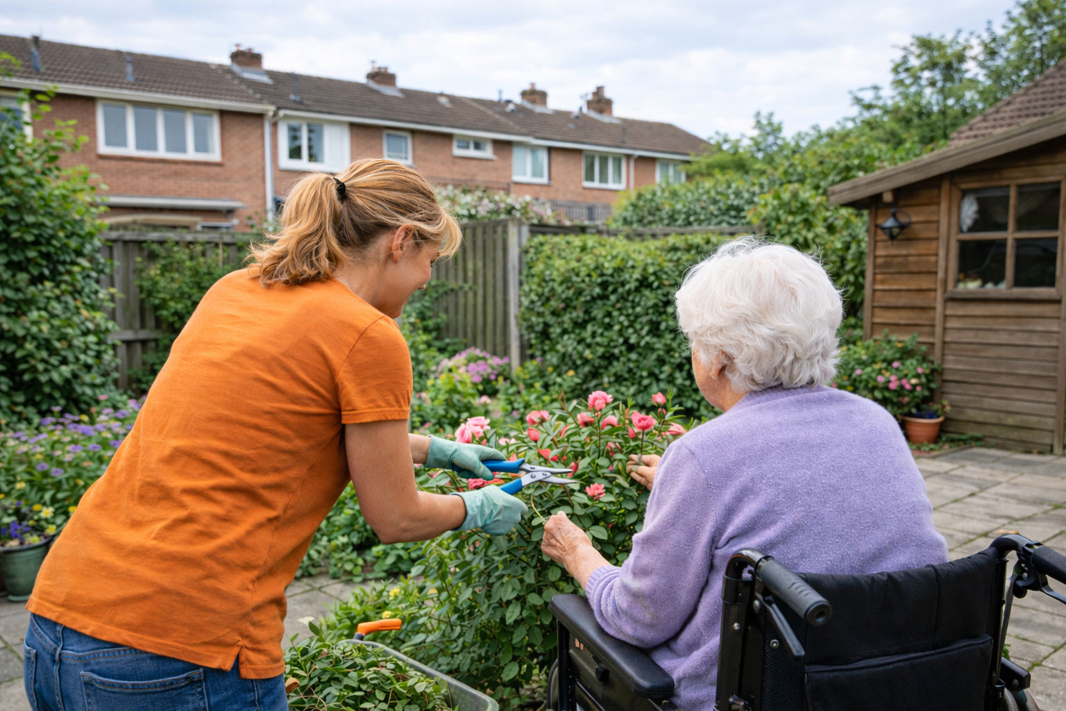 Wie helpt deze tuinliefhebber haar tuin weer laten stralen?