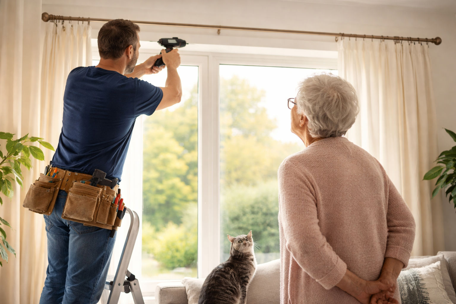 Handige hulp gezocht voor kleine klus bij 87-jarige dame