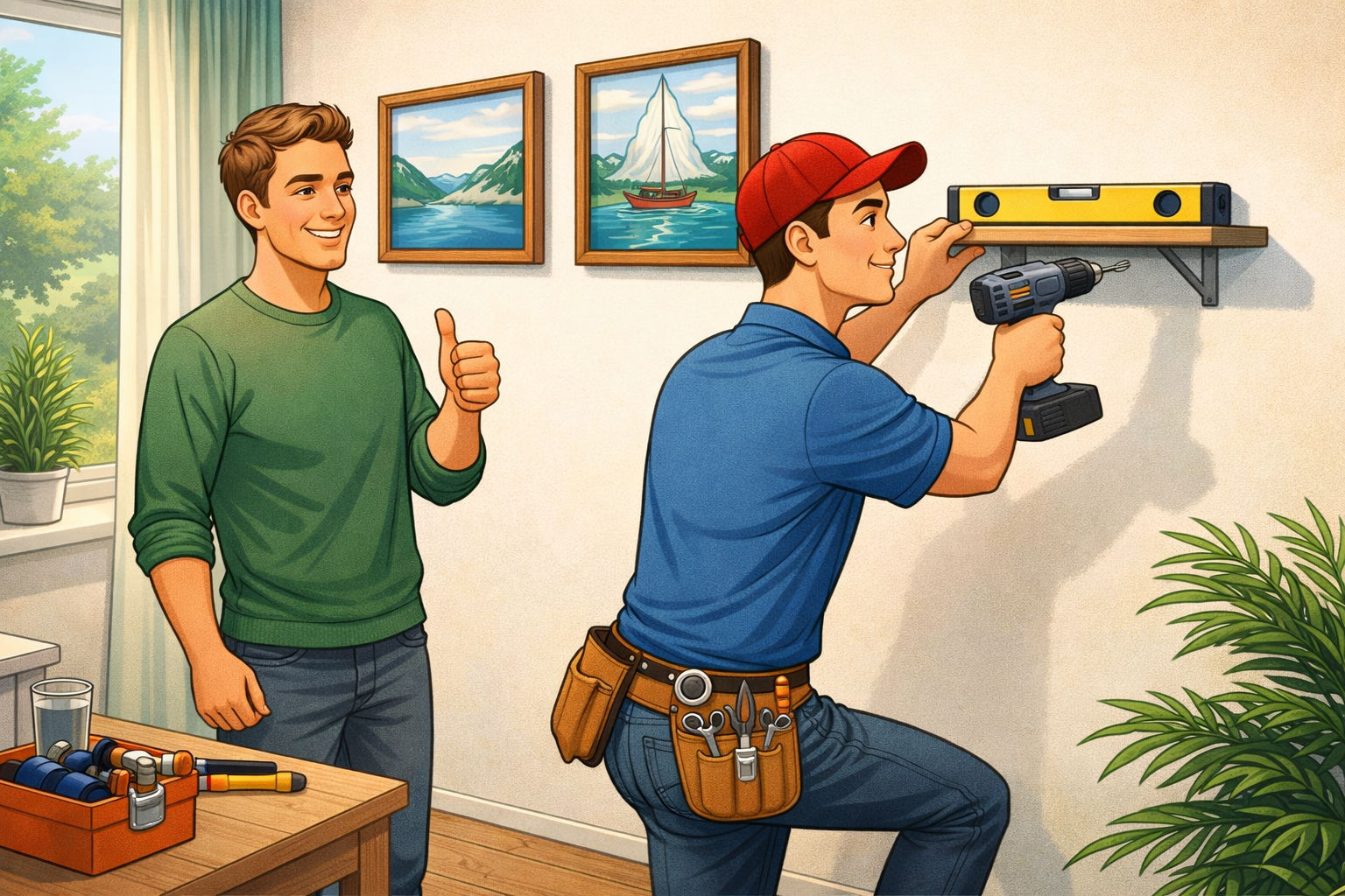 Kom mijn muurkunst fixen!