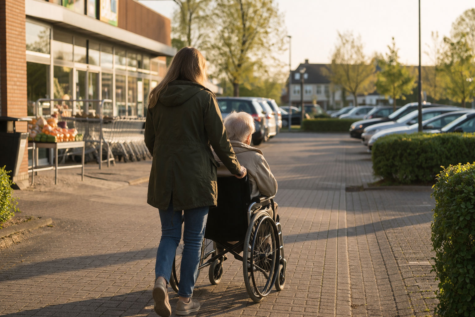 Samen op pad? Help mevrouw naar de supermarkt ♿🛒