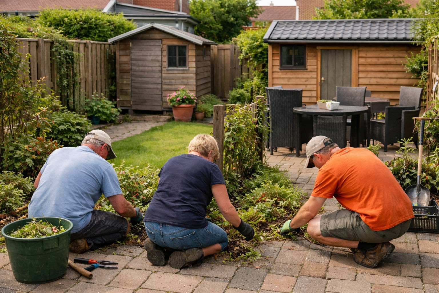 Ook in kleinere tuintjes wordt het onderhoud soms te zwaar