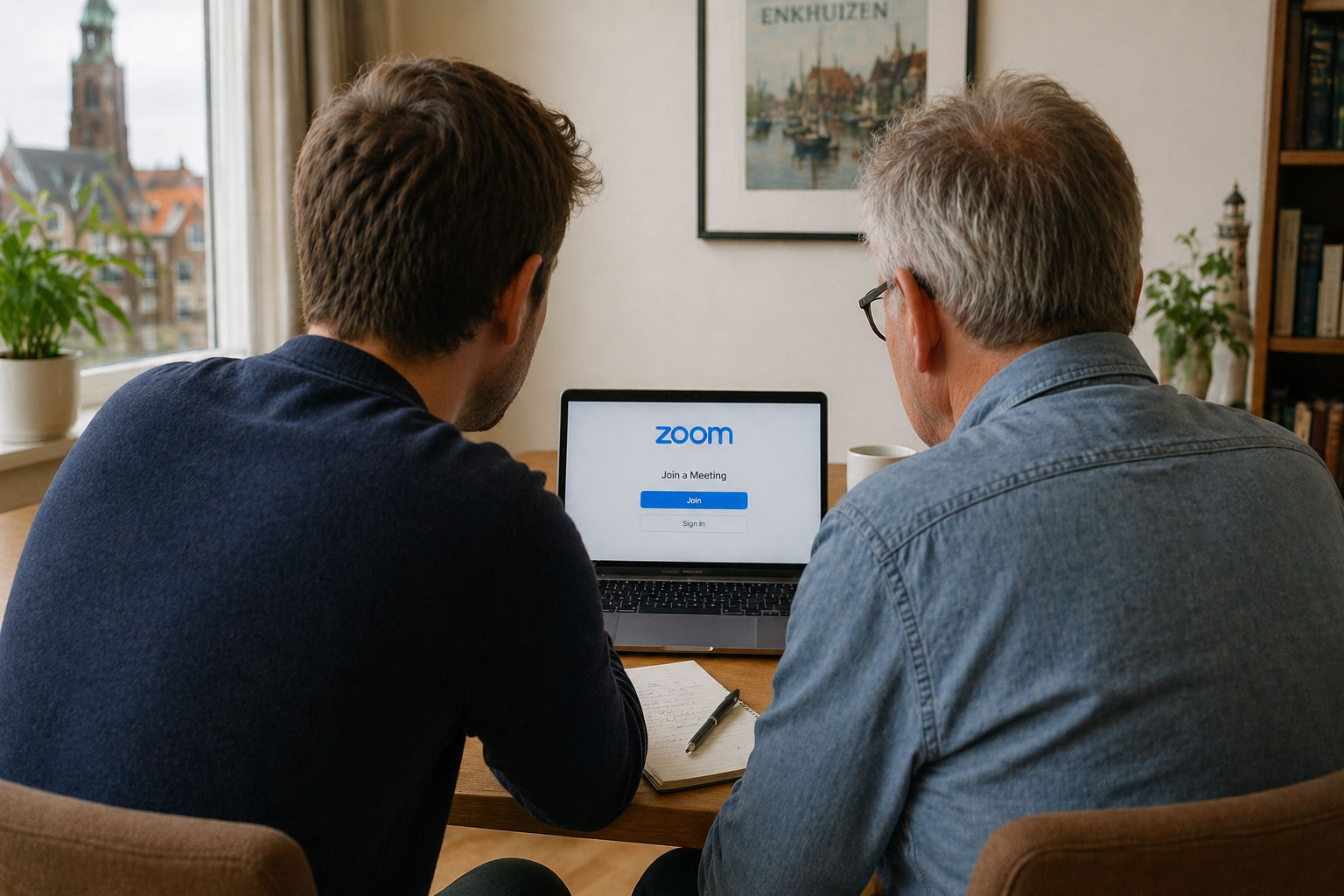 Spoed! Hulp met Zoom voor een heer in Enkhuizen