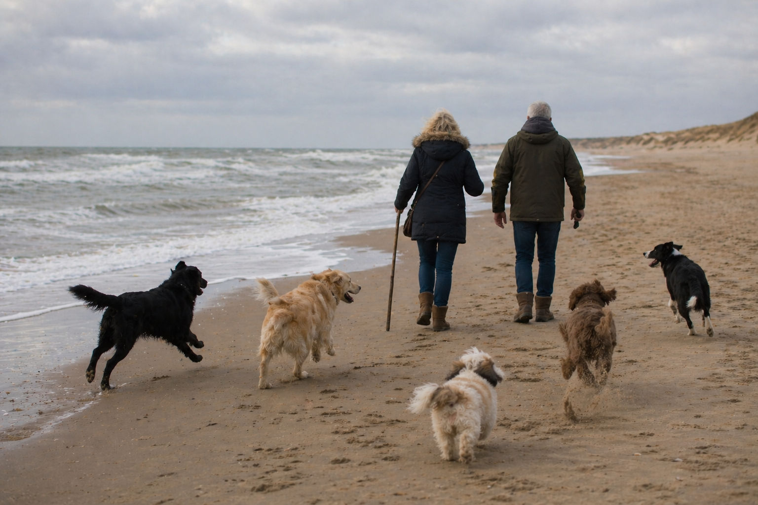 Hondenbuddy gevraagd: samen uitwaaien op het strand