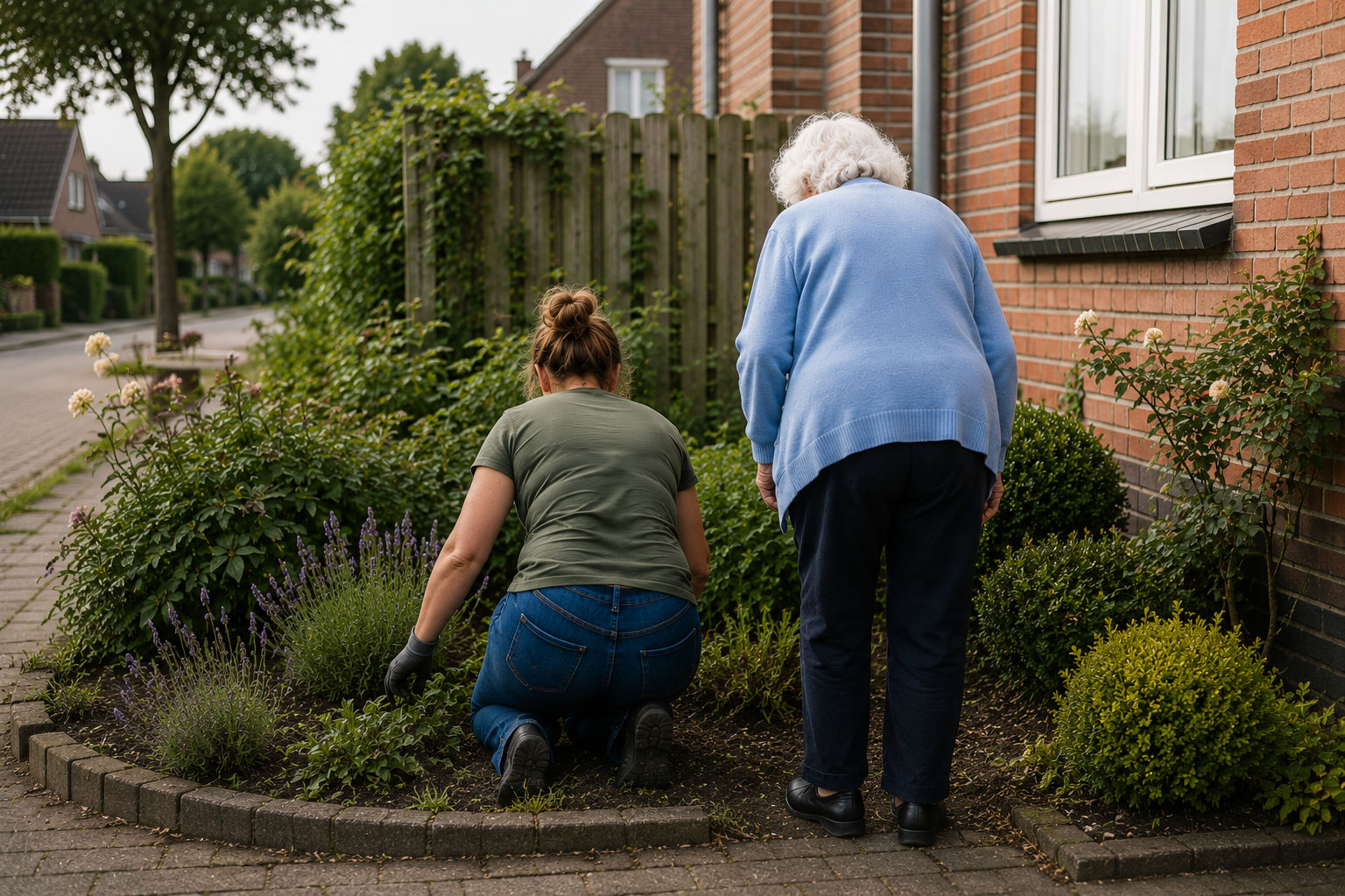 Help mee in de tuin van een vriendelijke dame van 87 🌿