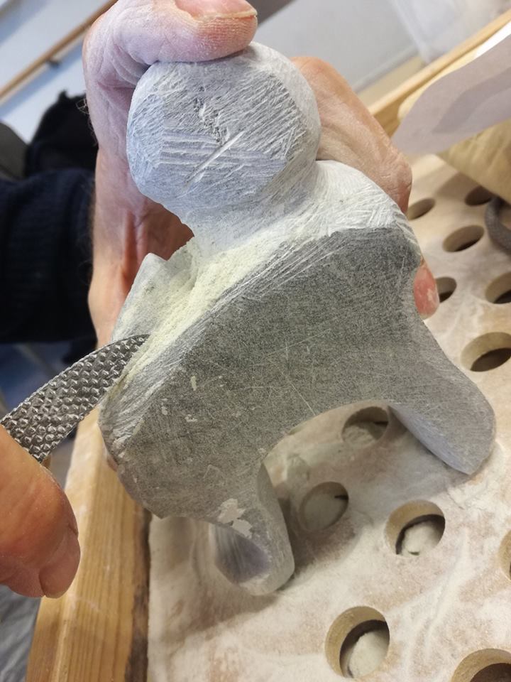 Beeldhouwen in Speksteen