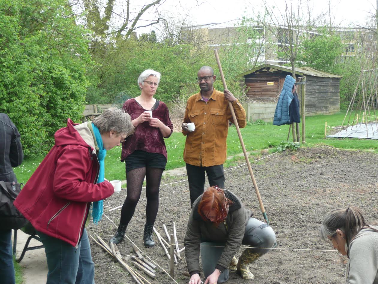 ondersteuner (moes)tuin