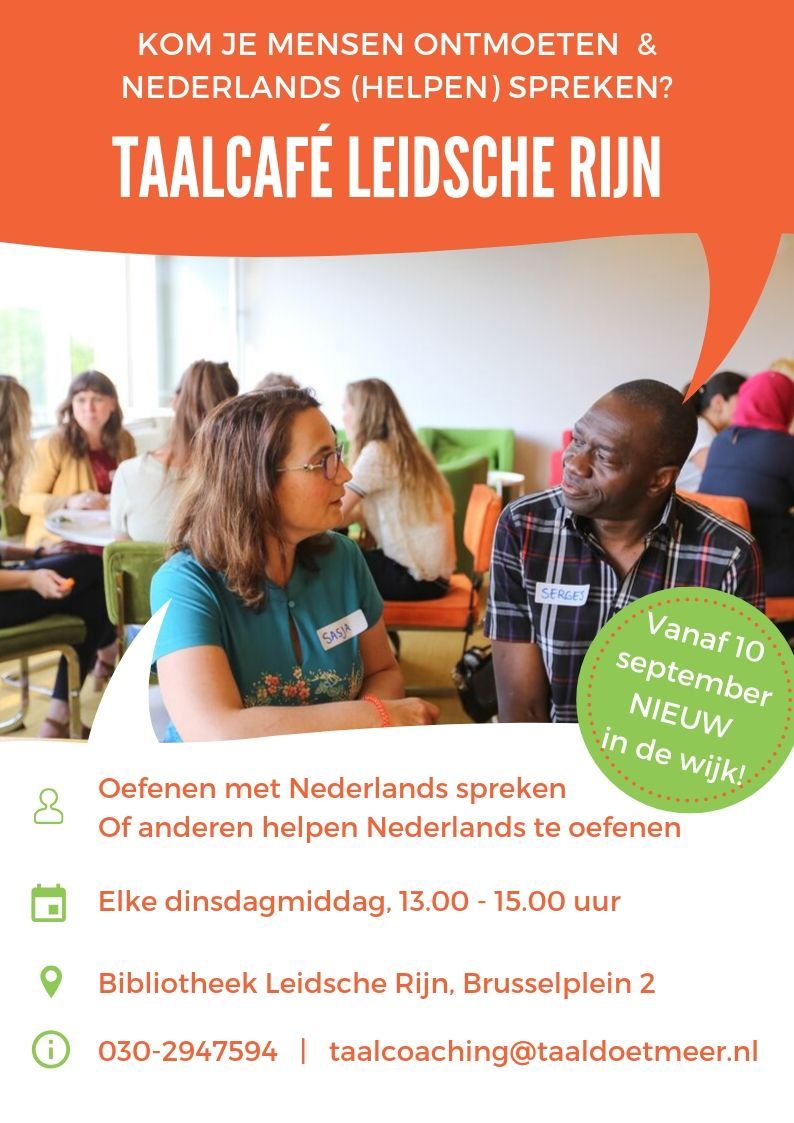 Bezoeker Taalcafé Leidsche Rijn
