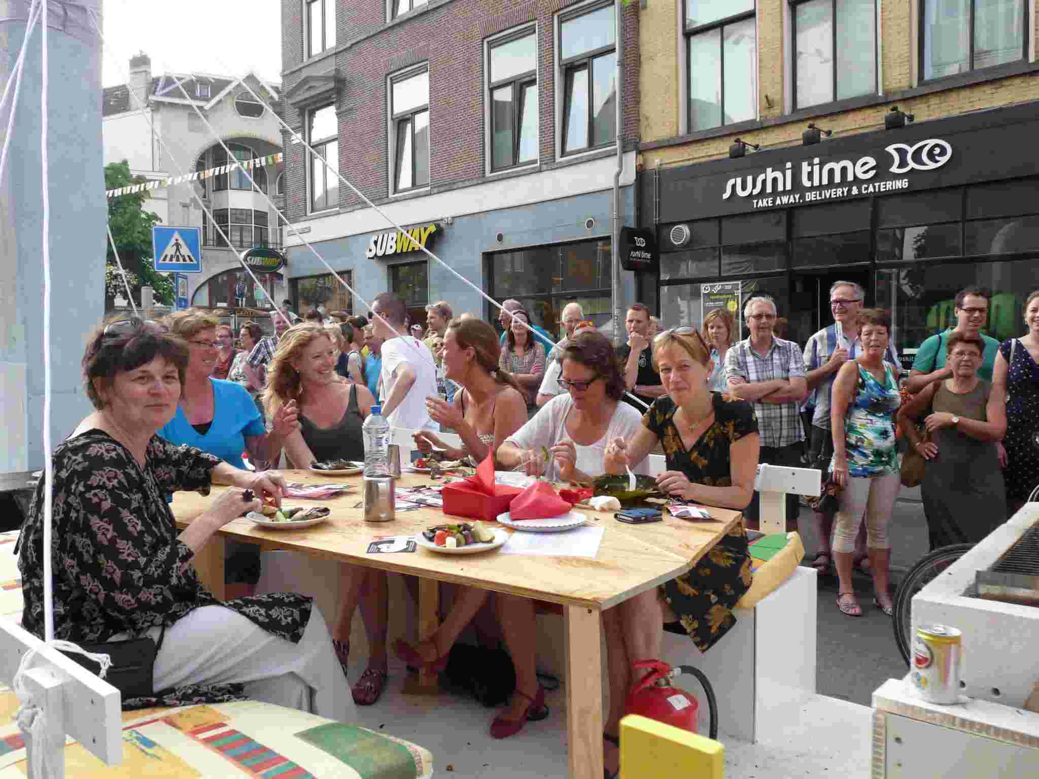 Rollende Resto én Crew- en deelnemerscatering bij voorbereidingsweek De Grote Trek van Leidsche Rijn