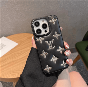 premium lv phone case iphone 13 pro max black