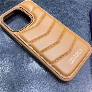 iPhone 14 Pro Cover - Santa Barbara Genuine Leather Card Holder Case P