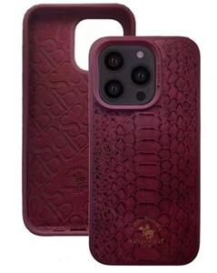 iPhone 14 Pro Cover - Santa Barbara Genuine Leather Card Holder Case P