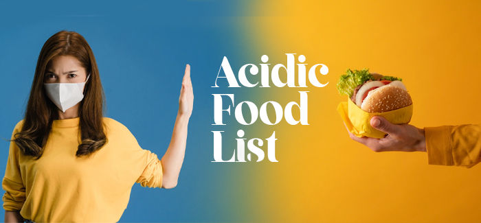 acidic foods list