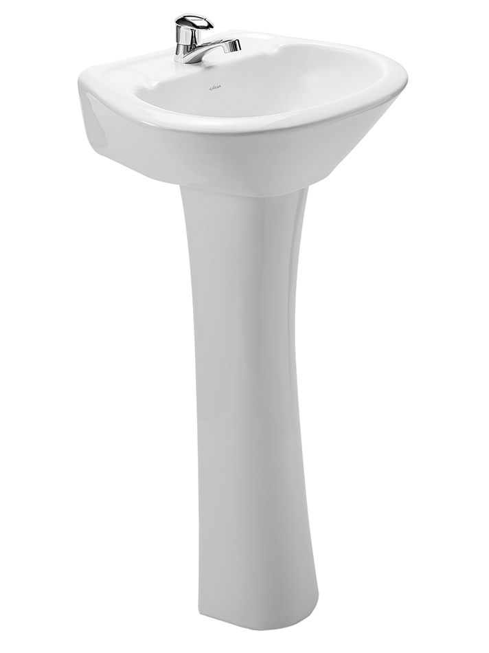 JS0057107331CE LAVAMANOS SHELBY CON PEDESTAL BONE JS0057107331CE LAVAMANOS SHELBY CON PEDESTAL BONE