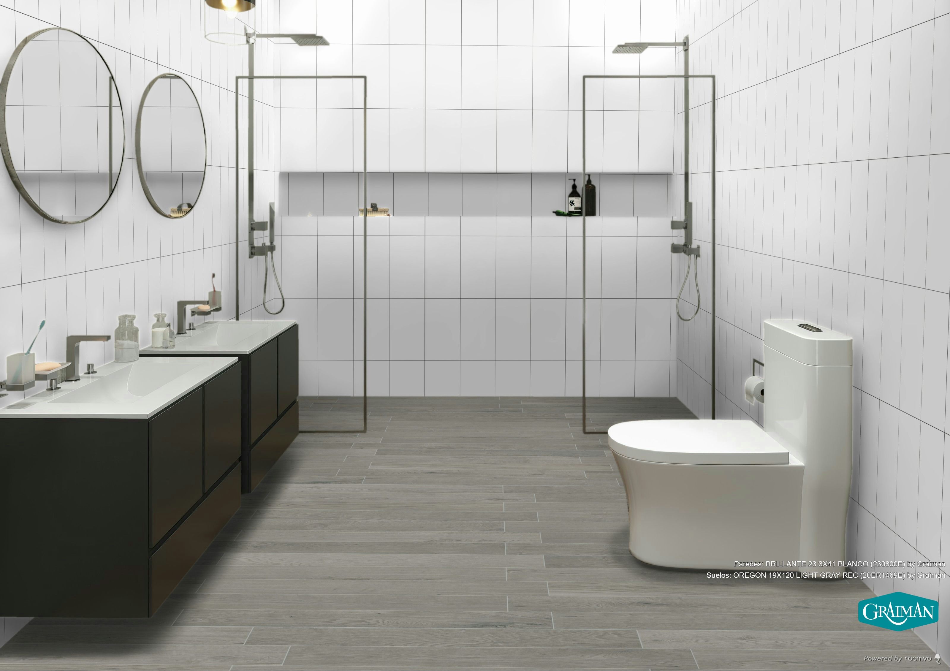 CER. GRAIMAN BRILLANTE BLANCO 23.3X41 EXP (1.53) CER. GRAIMAN BRILLANTE BLANCO 23.3X41 EXP (1.53)