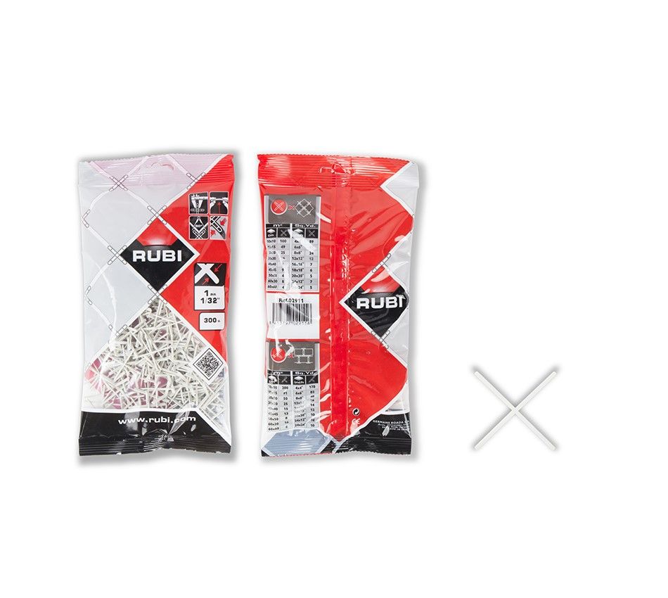 CRUZETAS DE 1MM H2911 (X300) RUBI-GRAIMAN