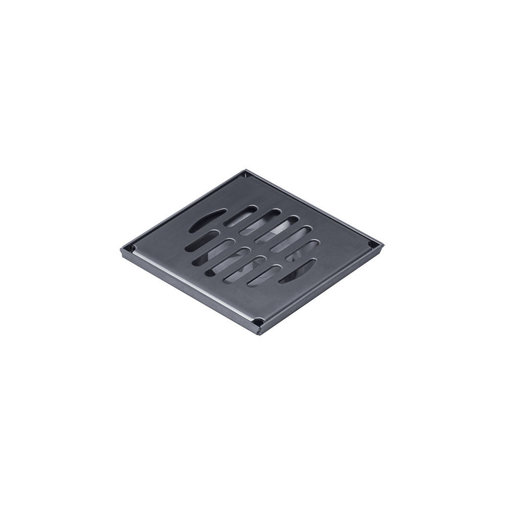 E591.10.06 DH AI REJILLA FV CUADRADA CON SIFON PLASTICO P/PISO