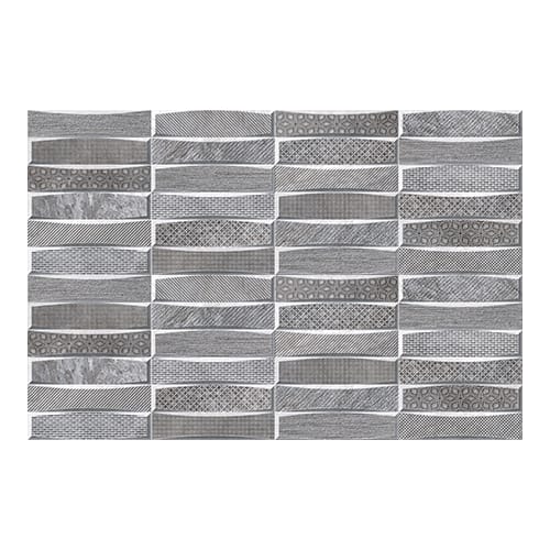 CER. DAR ELEGANCE DECOR GREY 25X75 (1.50)