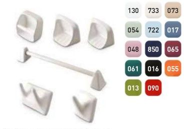 CS0081121301VA JGO.ACCESORIOS ADHESIVOS BLANCO EDESA