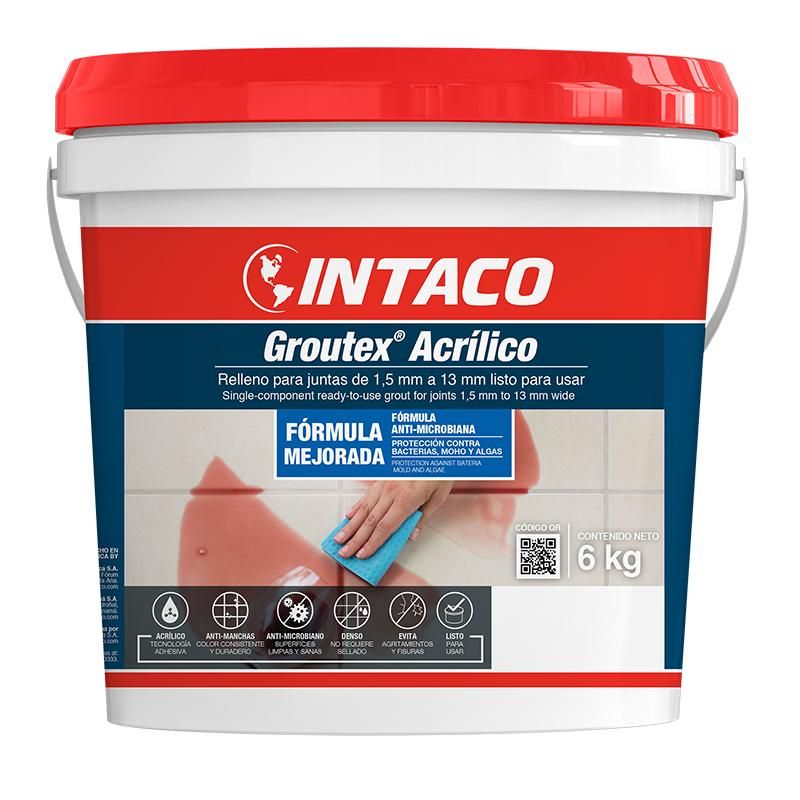 GROUTEX ACRILICO BLANCO 6KG