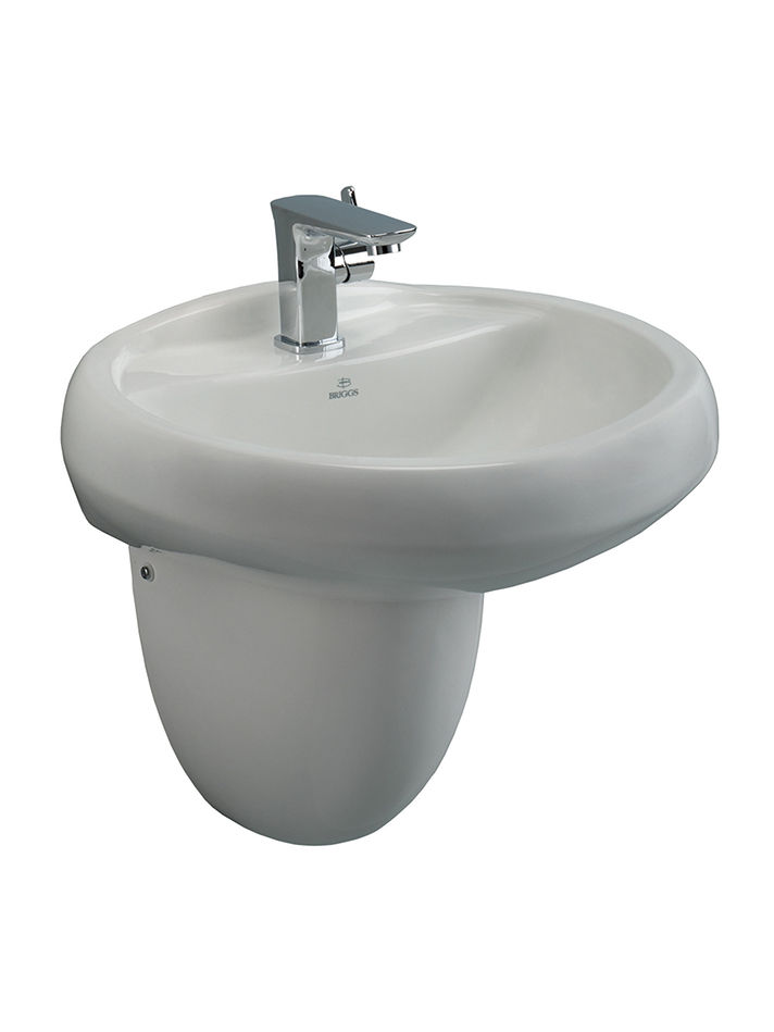 JSPC57261301CB LAVAMANOS NEW SIBILA PEDESTAL CORTO BLANCO