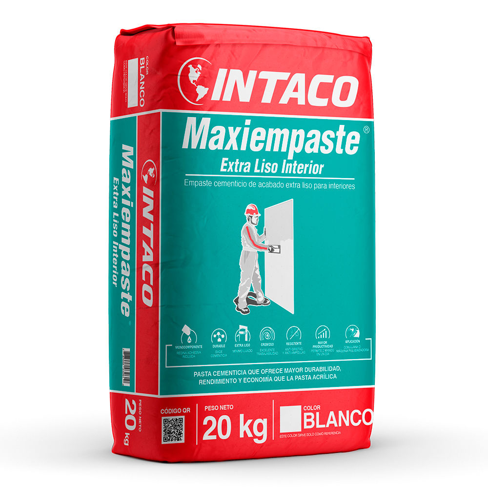 MAXIEMPASTE INTERIOR BLANCO 20 KG P2222