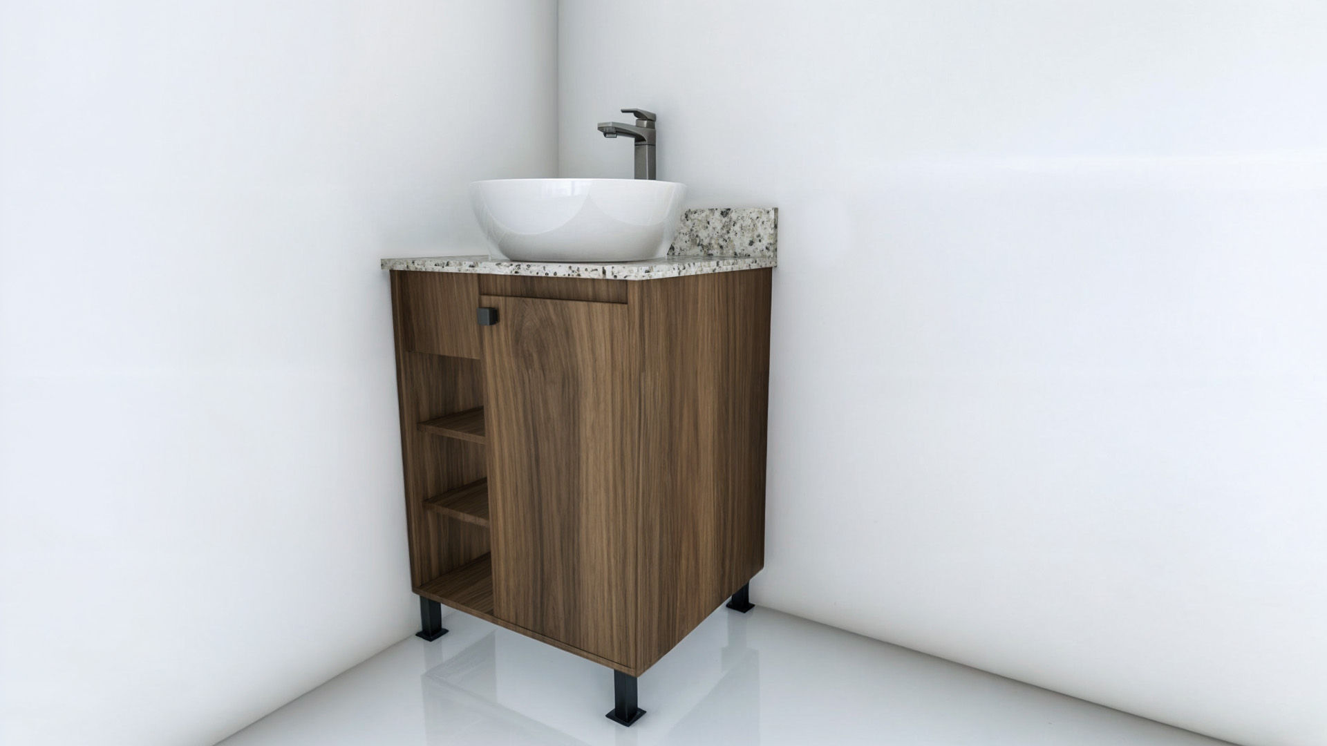 MUEBLE PREMU CLASIC MC2 ENCINO MARRON AL PISO