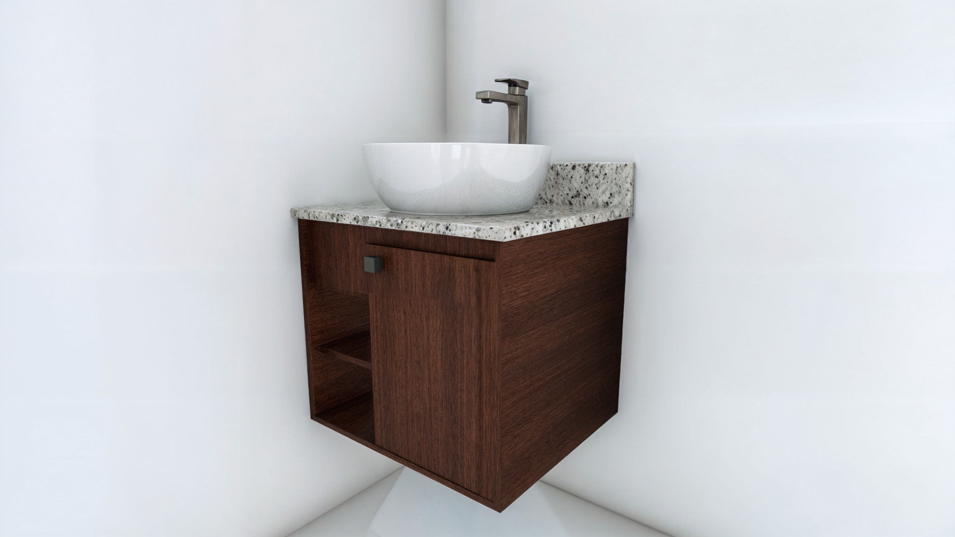 MUEBLE PREMU CLASIC AEREO MC5 ENCINO MARRON