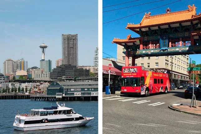 City Sightseeing Seattle Hop On Hop Off + Harbour Cruise