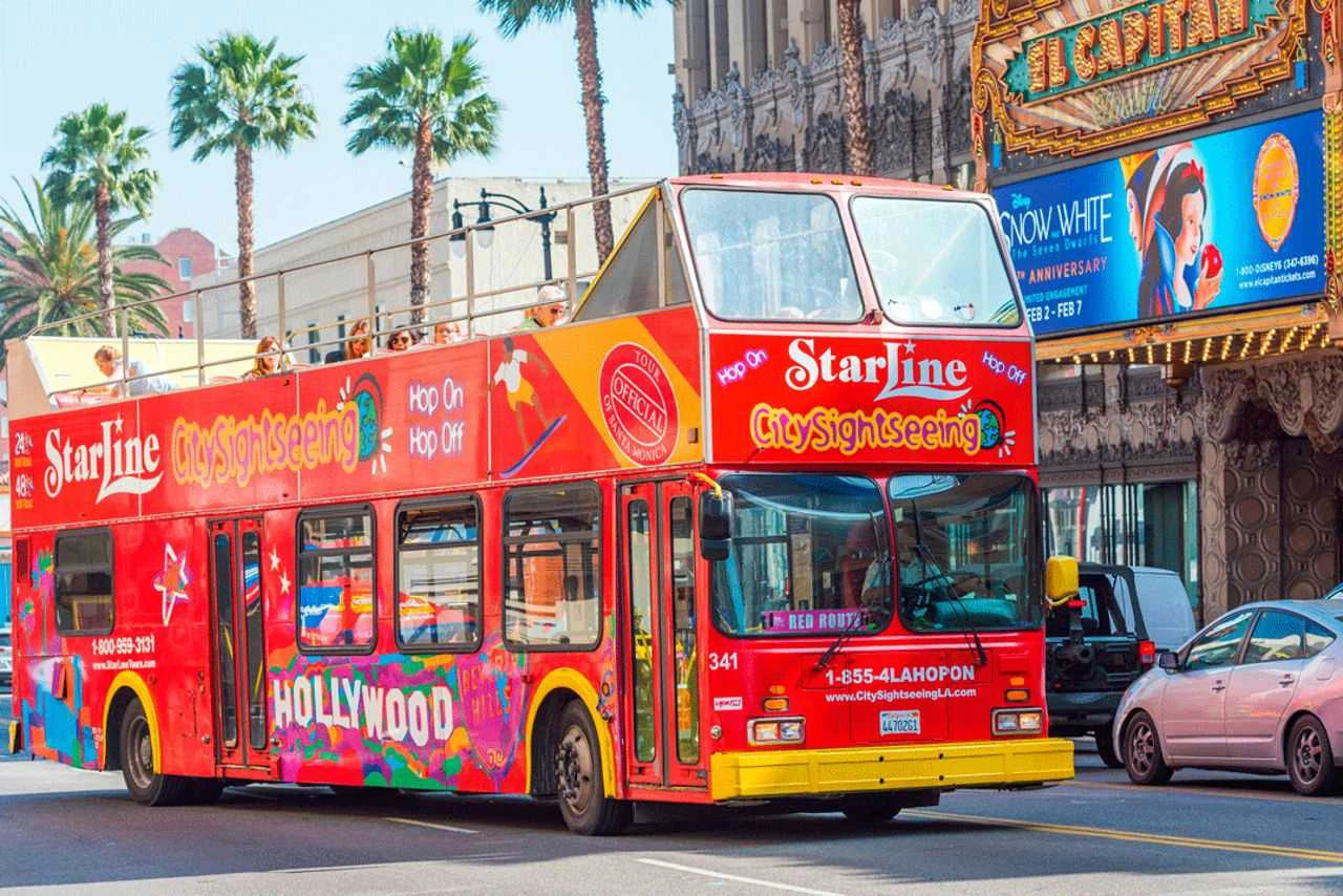 City Sightseeing Los Angles and Hollywood Hop On, Hop Off Bus Tour