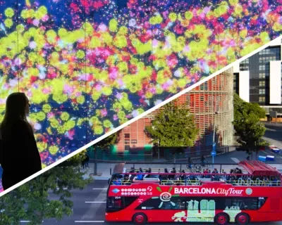 Barcelona City Tour Hop On Hop Off + Moco Museum Entrance