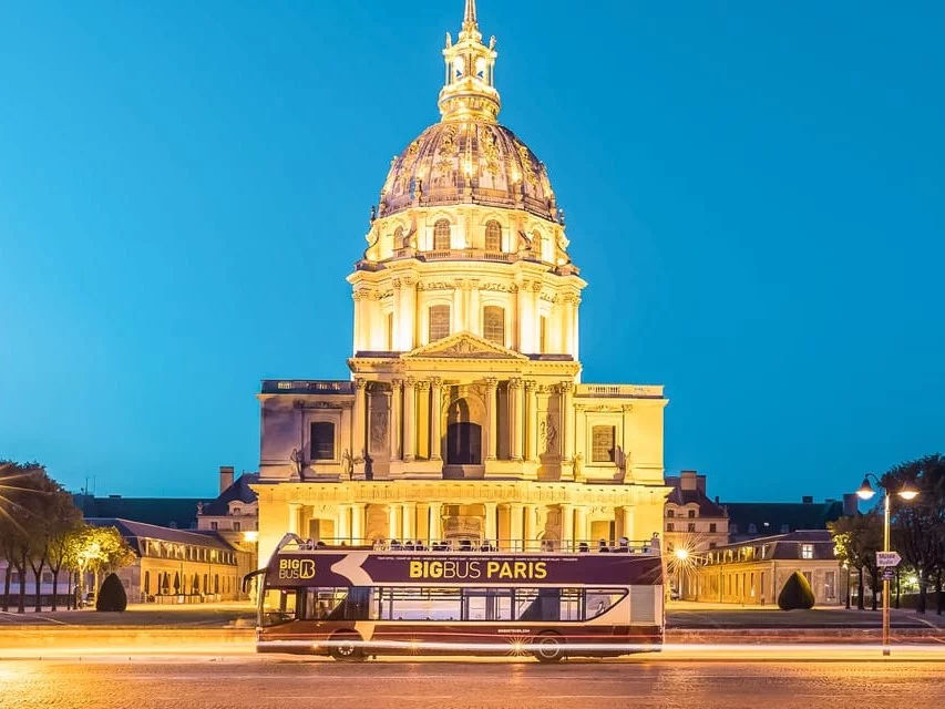 Big Bus Paris Sightseeing Night Bus Tour