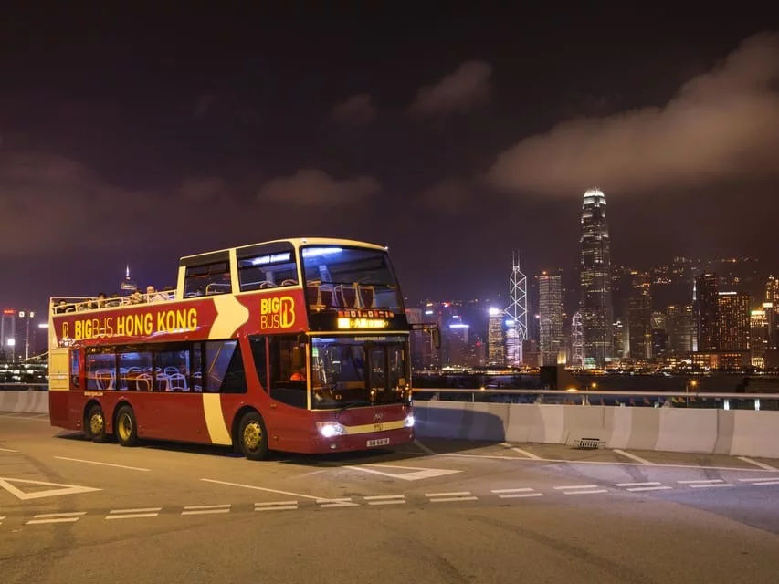 Big Bus Hong Kong Panoramic Night Bus Tour of Kowloon