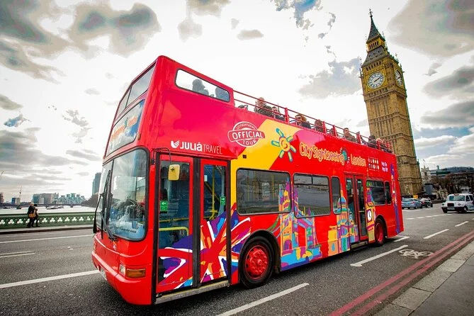 City Tour London: Hop On Hop Off with Optional Thames River Cruise