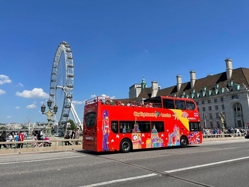 City Sightseeing London Hop On Hop Off Bus Tour