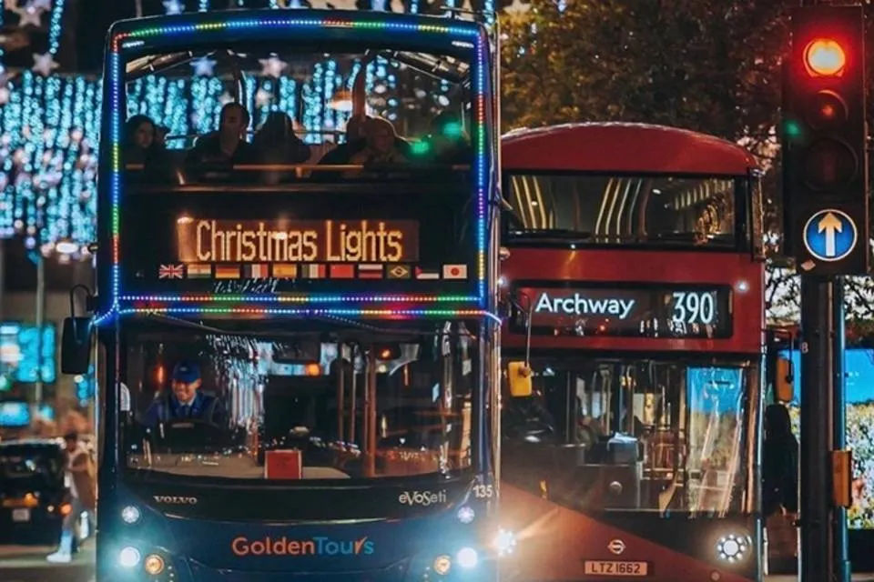 Gray Line London Christmas Lights Bus Tour - London Eye Departure