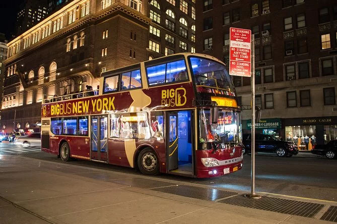 Big Bus New York Live Guided Panoramic Night Tour