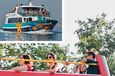 City Sightseeing Benalmadena Hop-On Hop-Off + Sealand Boat Tour