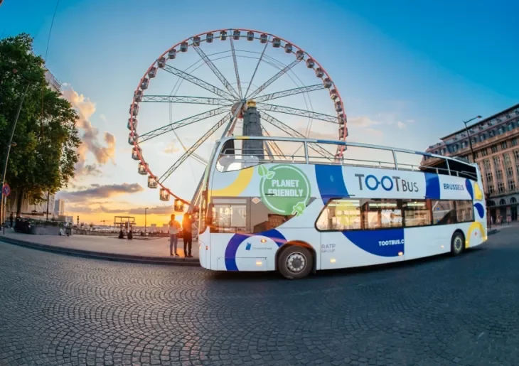 TooTBus: Brussels Hop On Hop Off Bus with Ferris Wheel Ticket