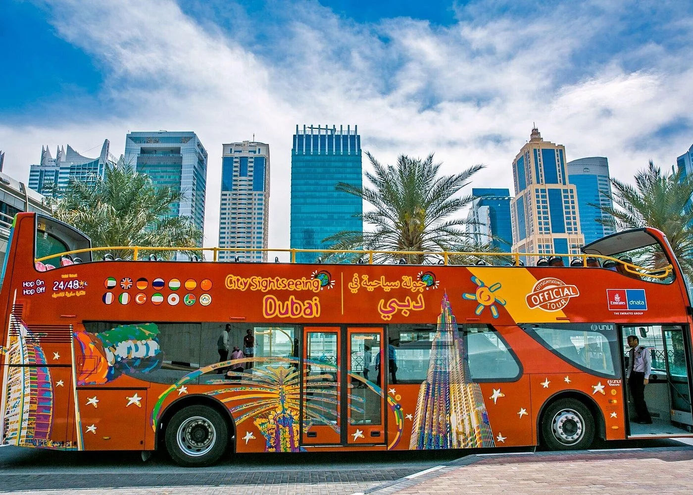 City Sightseeing Dubai Hop On Hop Off + Al Seef Dhow Cruise (Premium Pass)