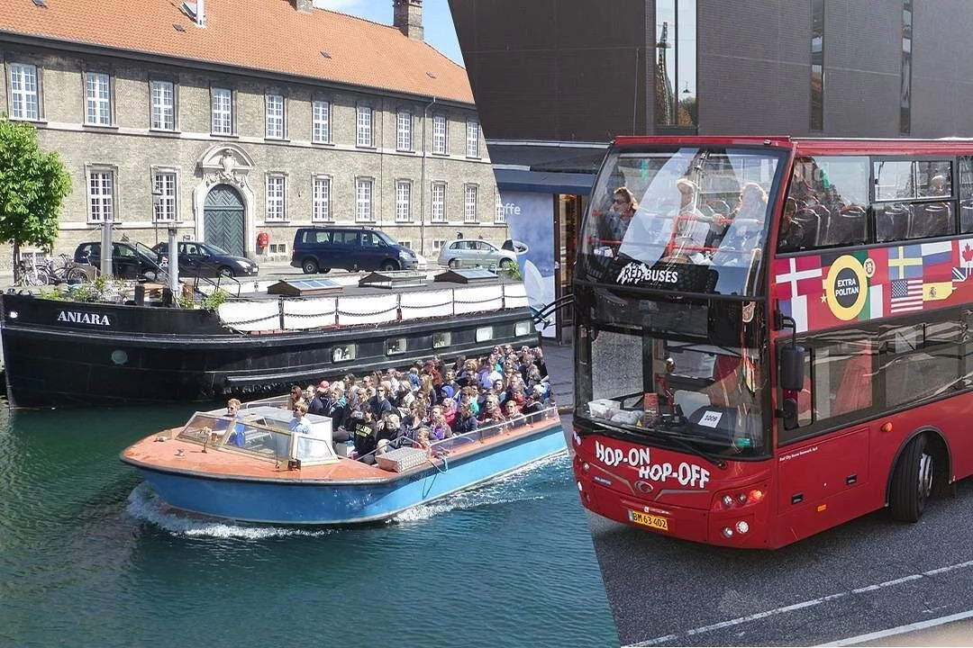 RED Sightseeing: Copenhagen Hop-On, Hop-Off Bus & Boat Tour