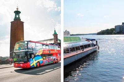 City Sightseeing Stockholm Hop On Hop Off Bus & Boat Tour