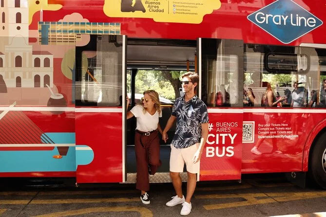 Gray Line: Buenos Aires Bus Tour + Self-Guided Tour of Colón Factory