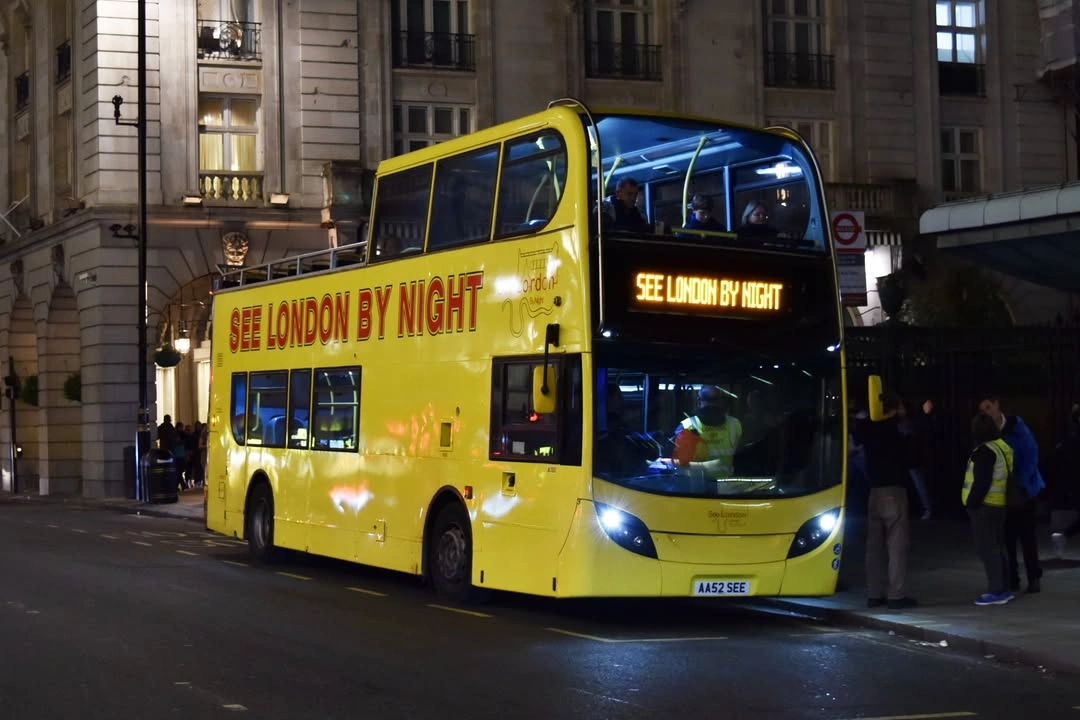 See London by Night Open Top Bus Tour
